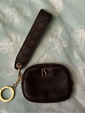 Victoria's Secret Quilted Wristlet Keychain